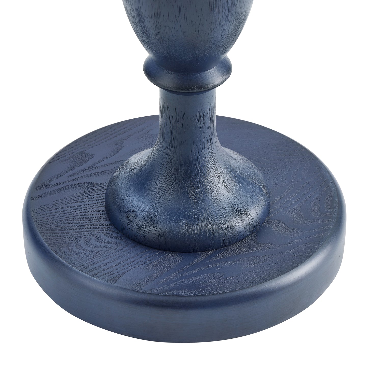 Roundhill Furniture Solmere 22" Round Wood Pedestal End Table