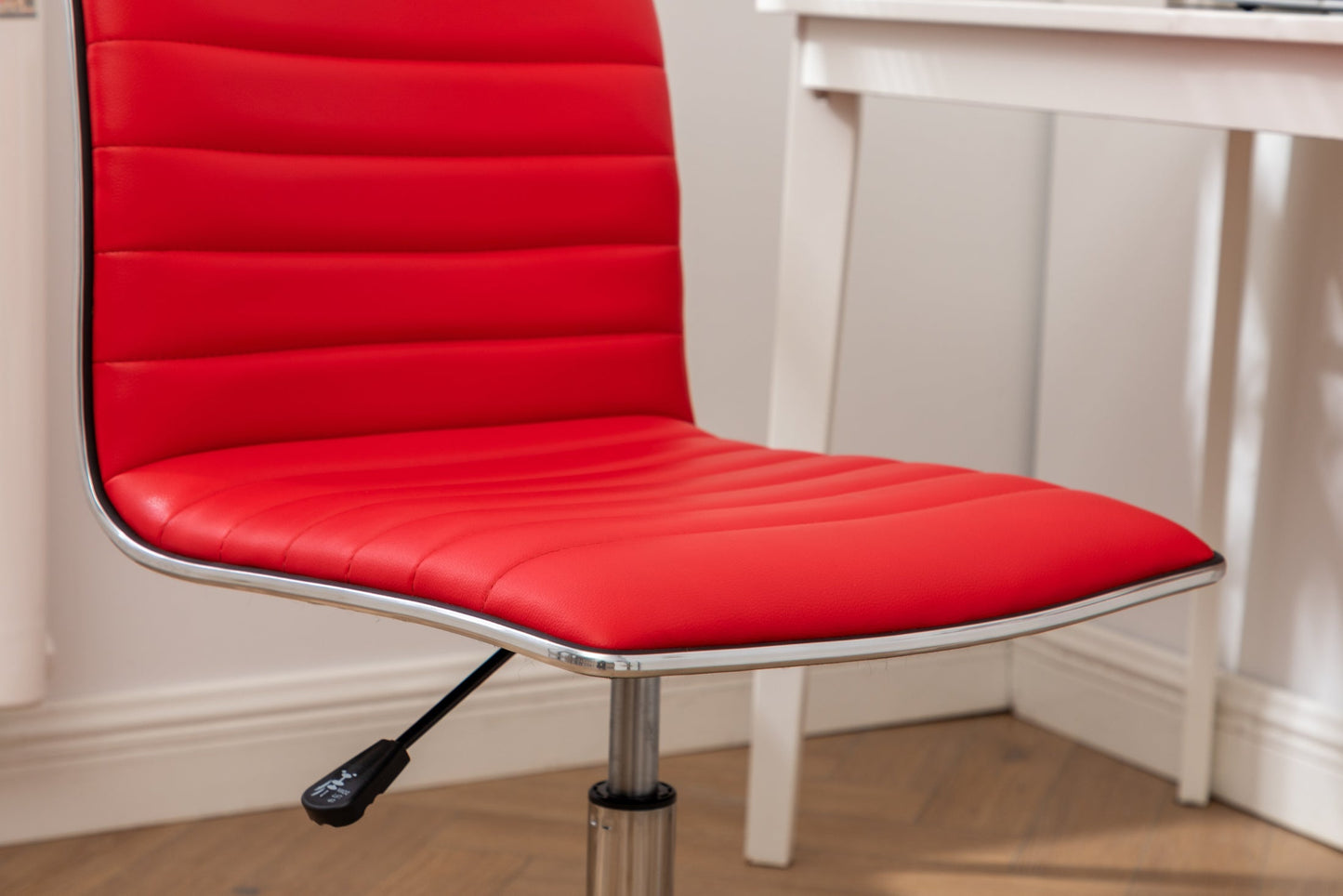 Fremo Chromel Adjustable Air Lift Office Chair, Red