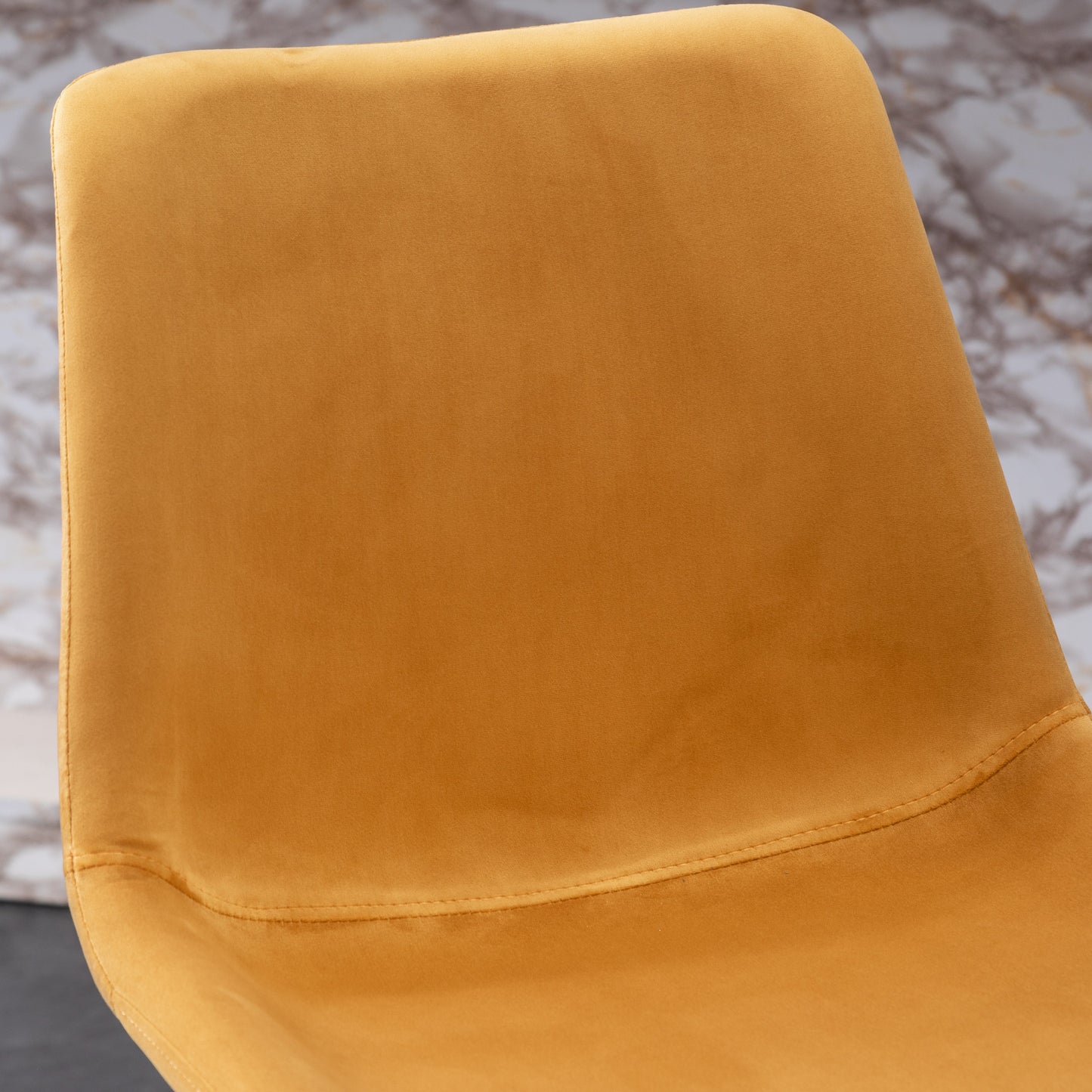 Roundhill Furniture Aufurr Modern Velvet 26.50 Counter Height Stool, Set of 2, Gold