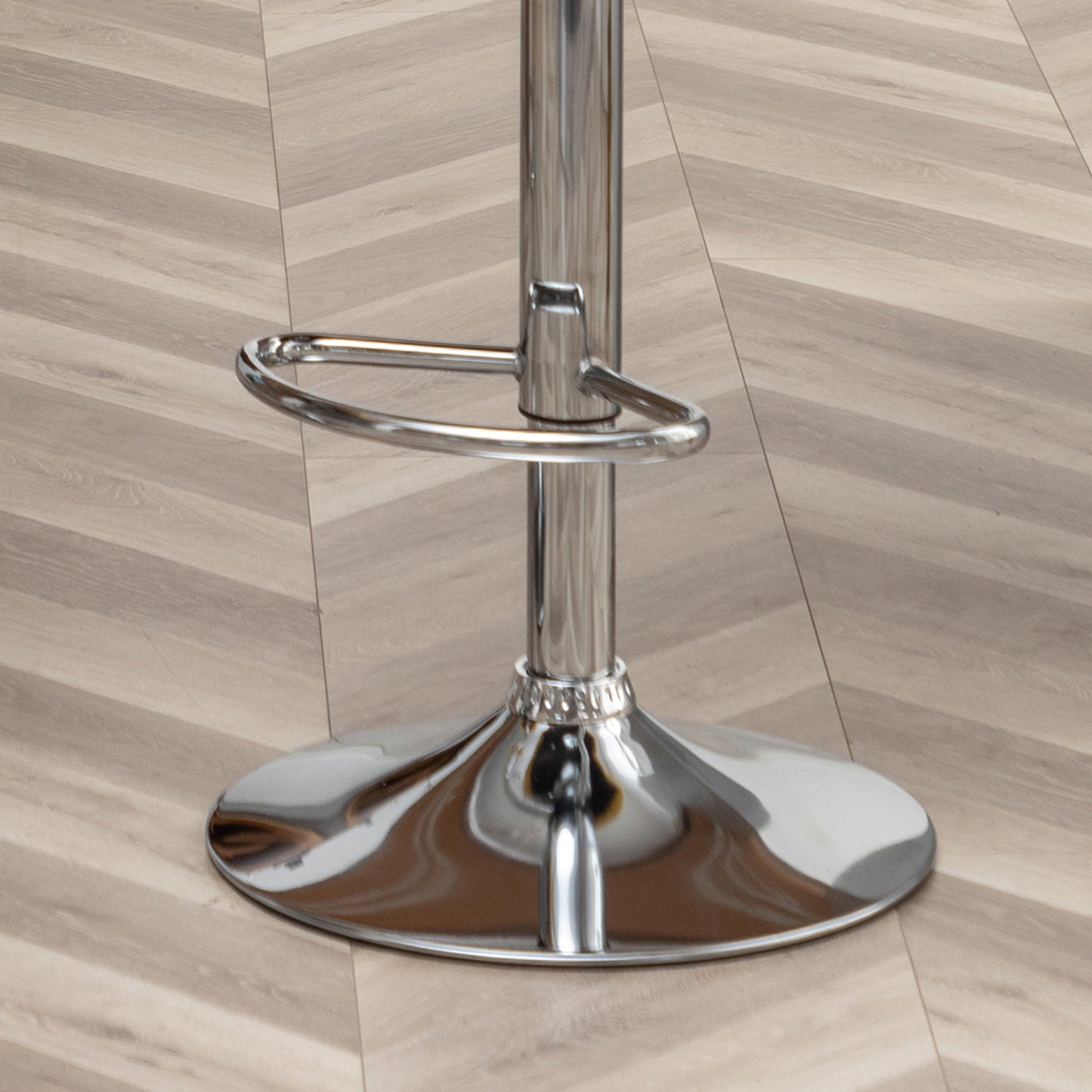 Ellston Upholstered Adjustable Swivel Barstools in Yellow, Set of 2