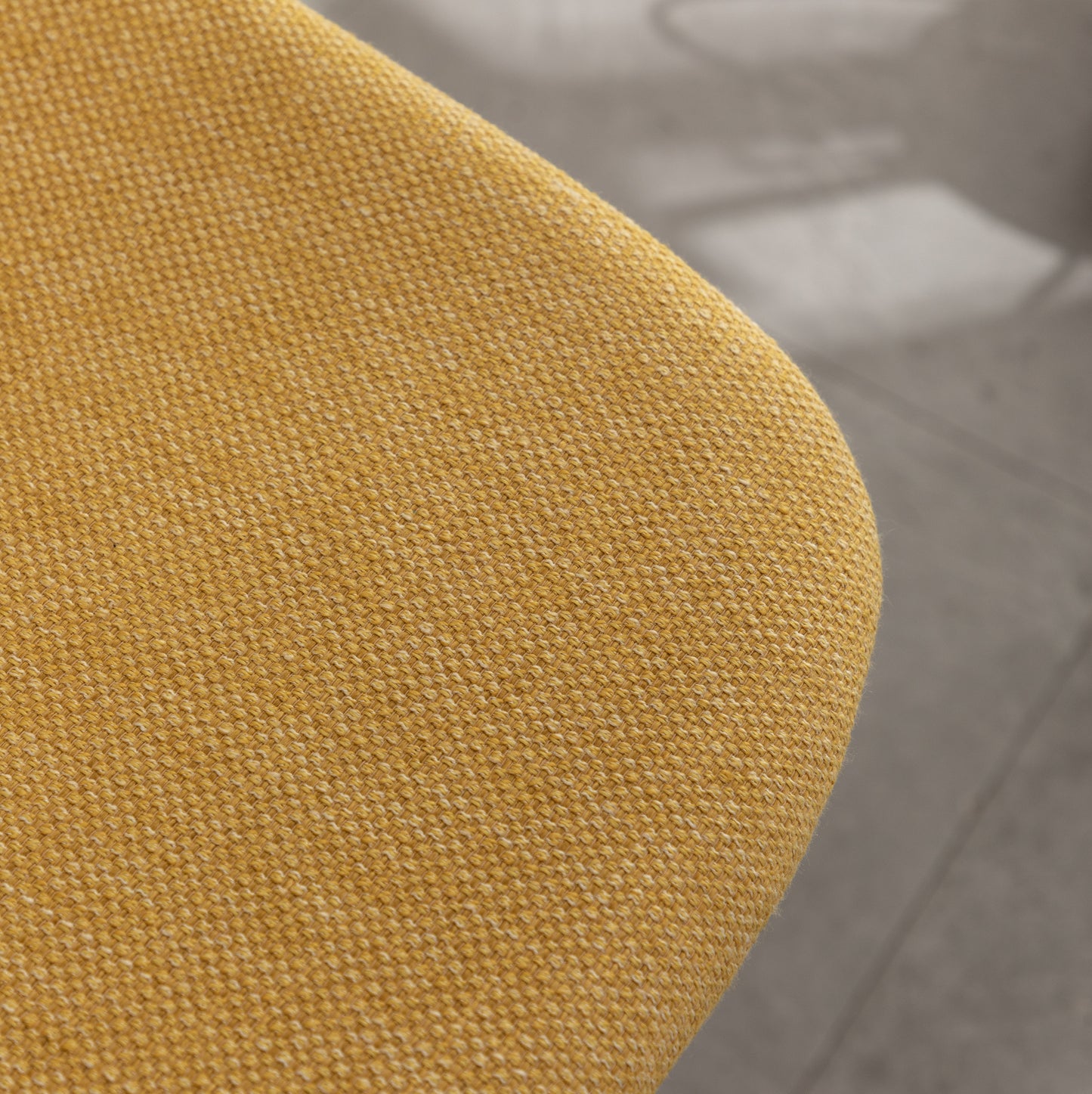 Roundhill Furniture Porth Fabric Kitchen 28.25 Barstools, Yellow, Set of 2