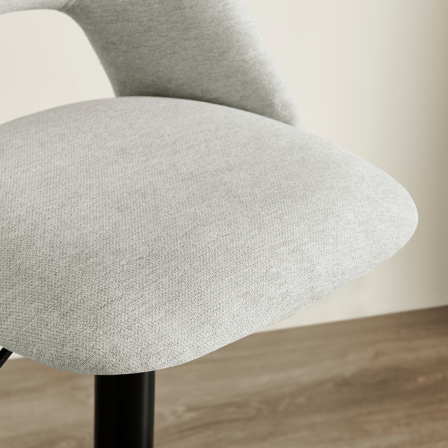 Roundhill Furniture Nuvia Contemporary Adjustable Barstool with Upholstered Swivel Seats, Set of 2