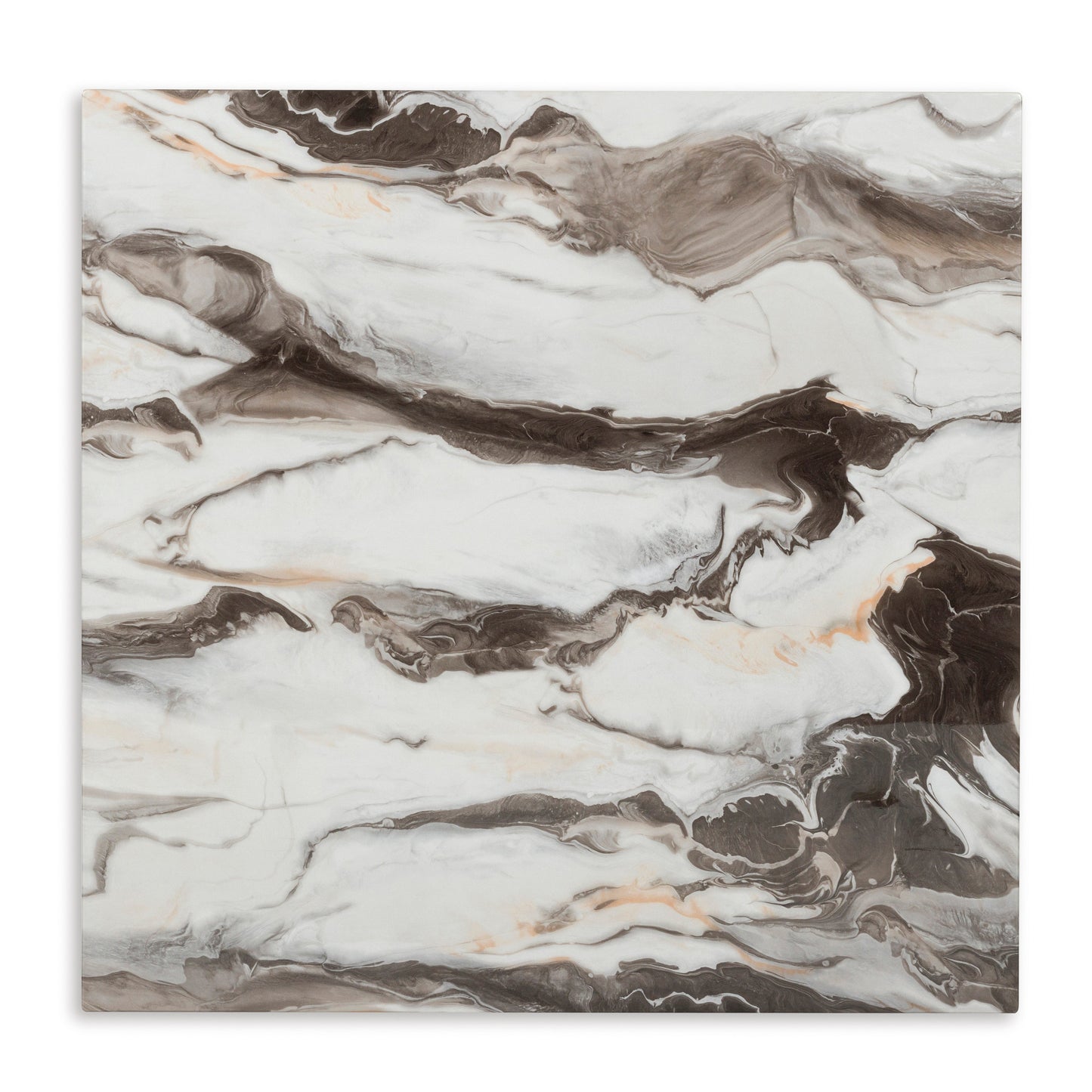 Roundhill Furniture Cavira Modern Faux Marble Counter Height Dining Table