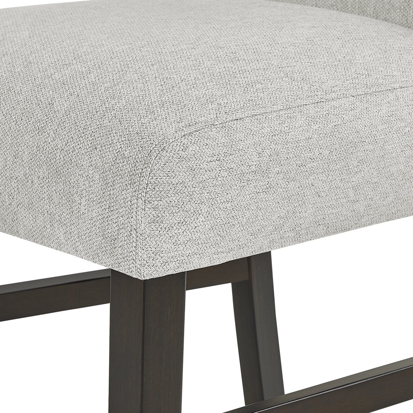 Roundhill Furniture Cavira 7-Piece Modern Faux Marble Dining Set, Counter Height Table with 6 Upholstered Chairs