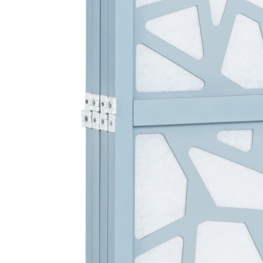 Roundhill Furniture Aurra 4-Panel Wood Room Divider, Folding Portable Partition Screen