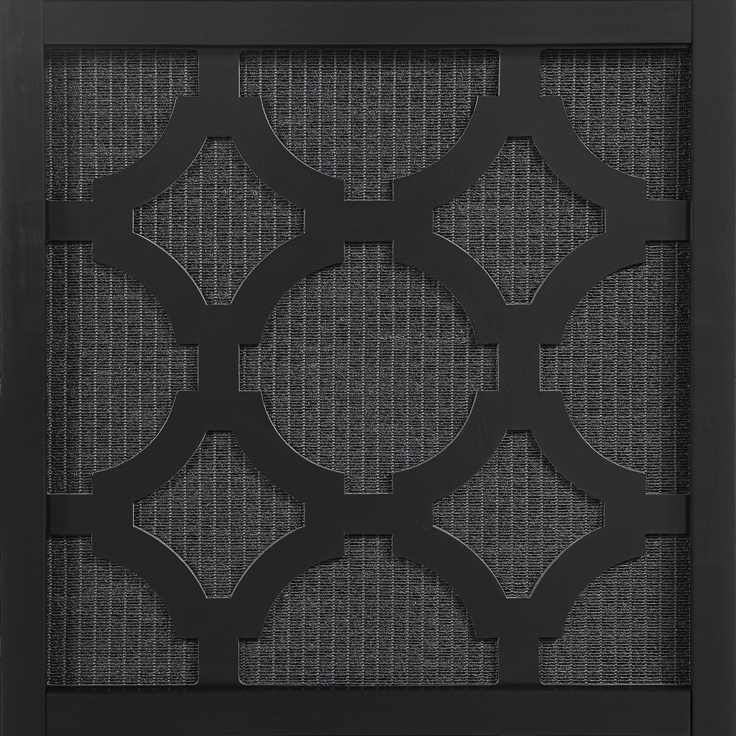 Roundhill Furniture Quarterfoil Diamond Design 4-Panel Room Divider