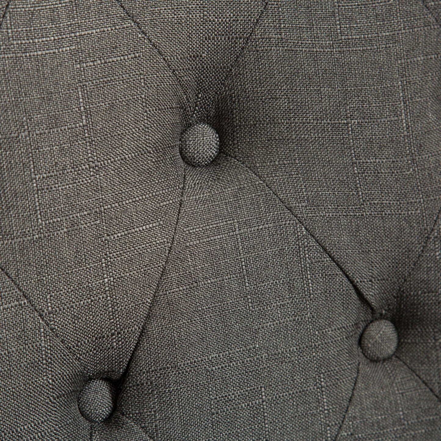 Amonia 7-piece Dining Set, Turned-Leg Dining Table with 6 Tufted Chairs