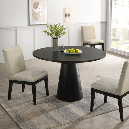 Rocco Contemporary 48" Pedestal Dining Table