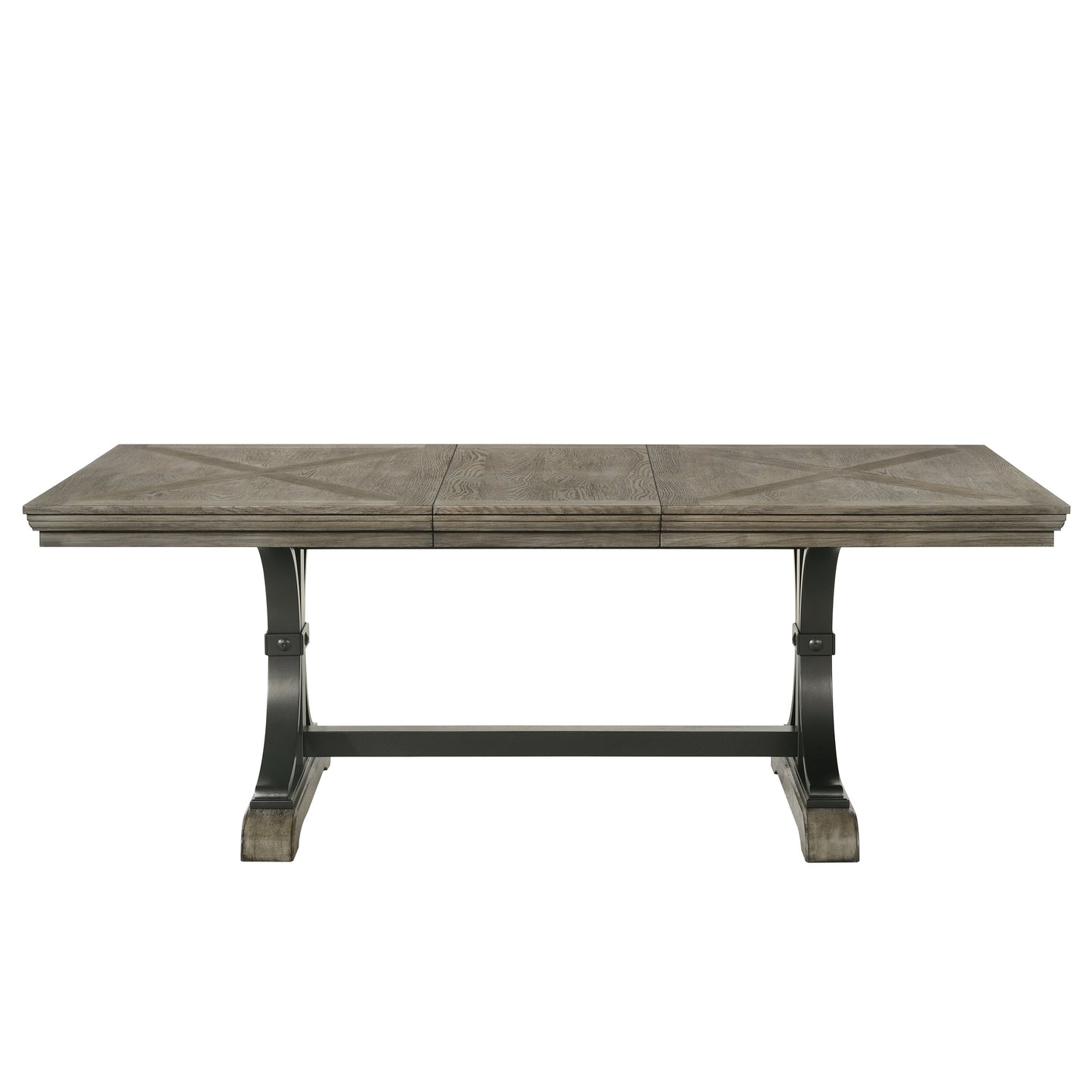 Dasher Nailhead Driftwood Finish Table