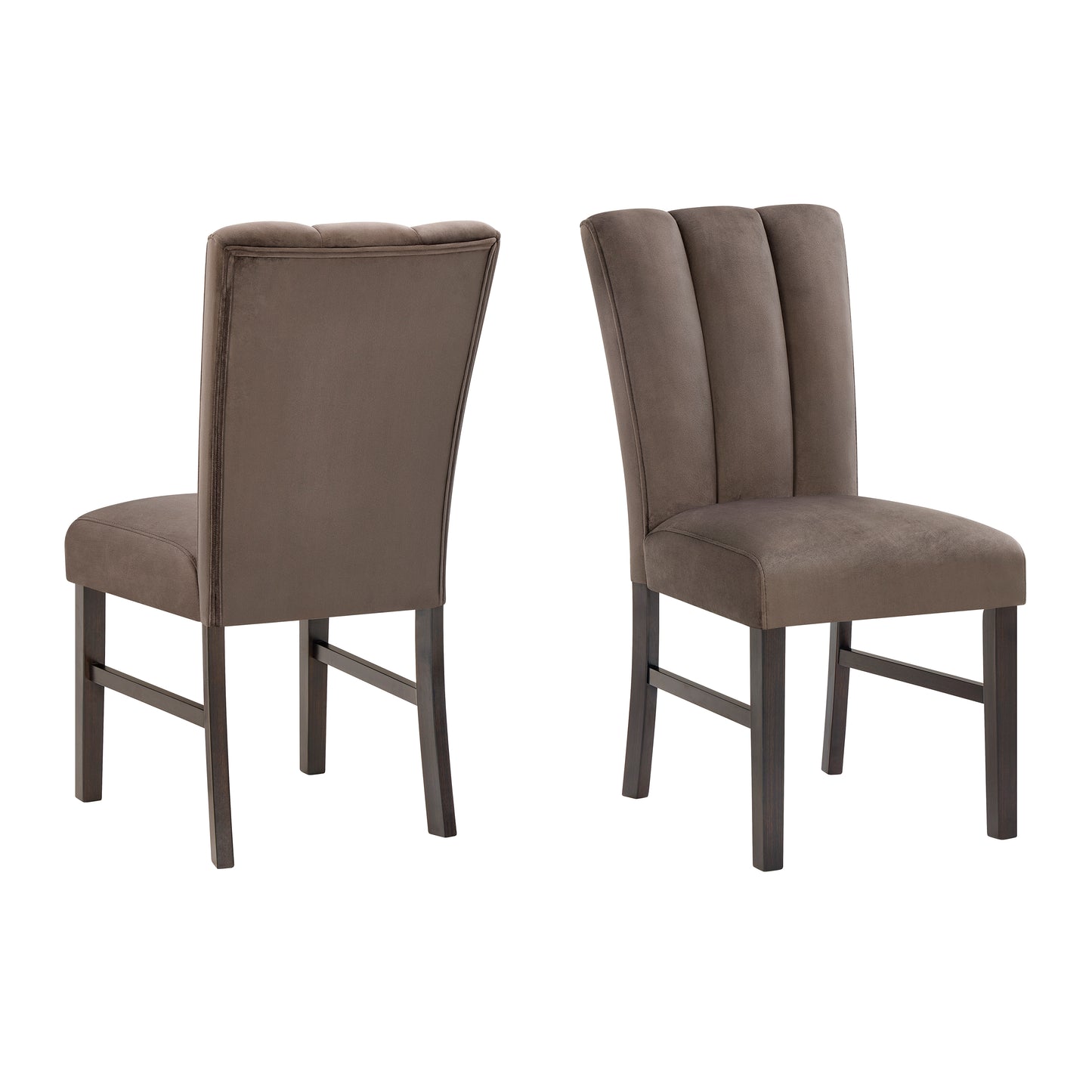 Roundhill Furniture Cavira 5-Piece Modern Dining Set, Faux Marble Dining Table with Four Upholstered Chairs