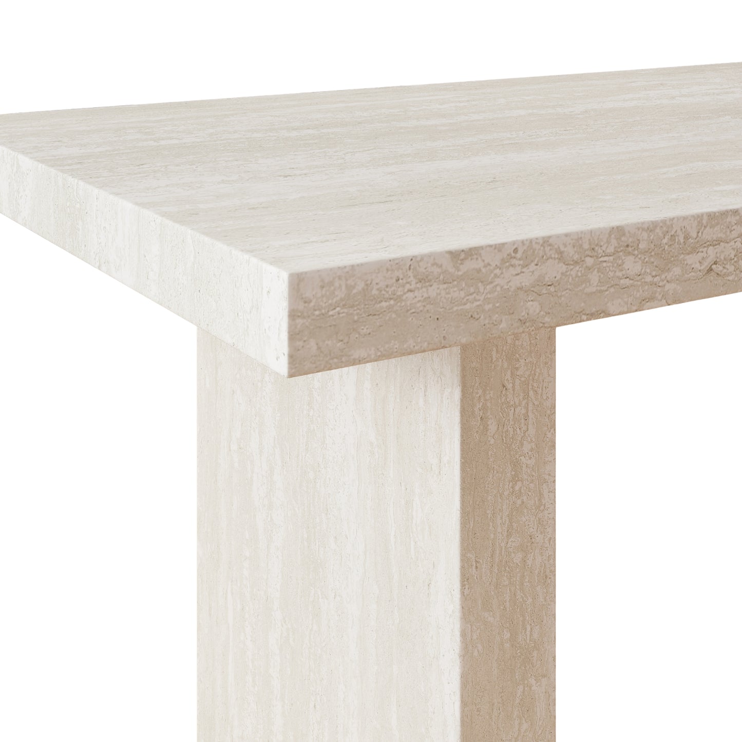 Roundhill Furniture Cavira 7-Piece Modern Dining Set, Faux Marble Dining Table with Four Chairs
