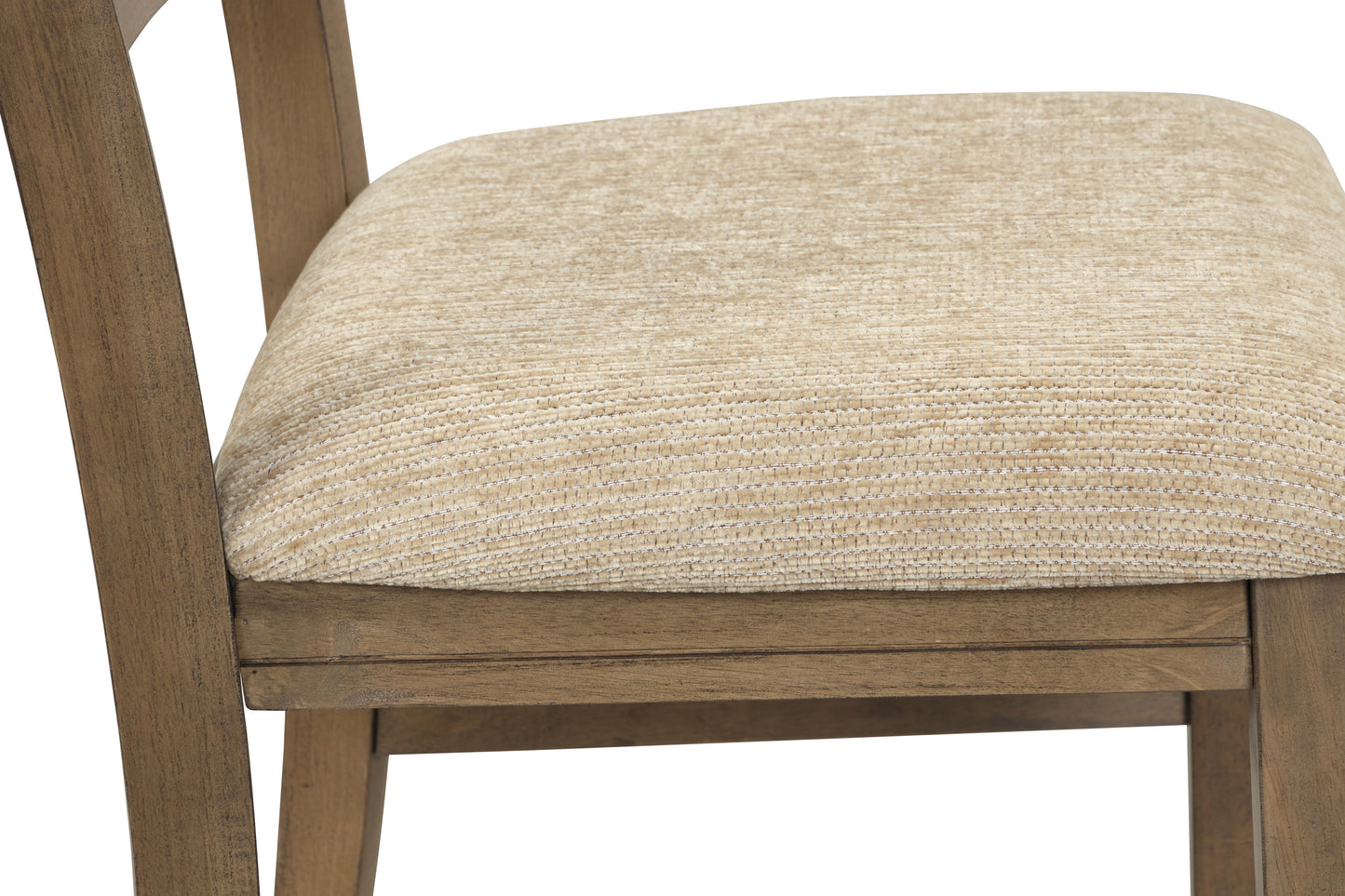 Raven Wood Fabric Upholstered Dining Chair Set of 2