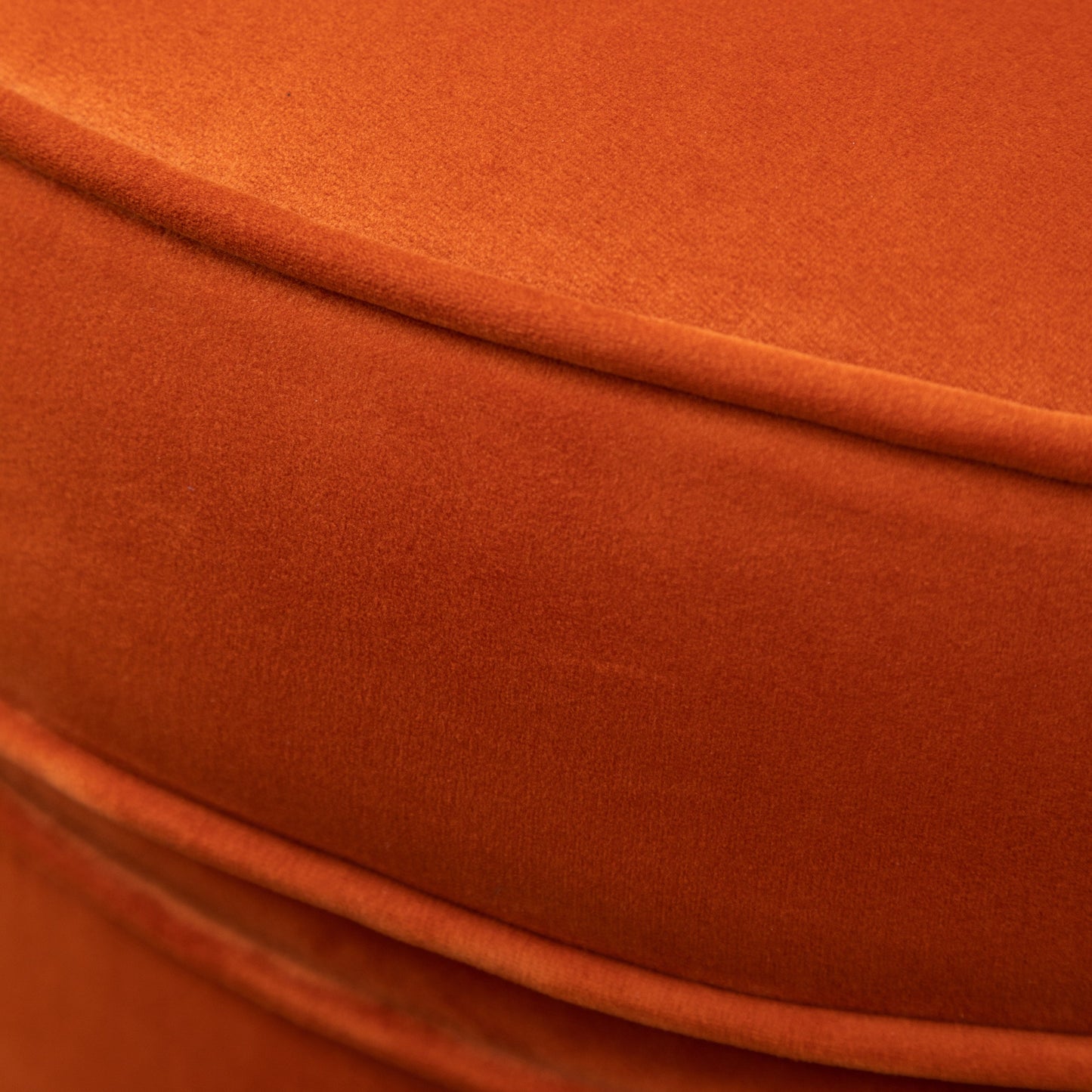 Wania Contemporary Velvet Swivel Chair, Orange