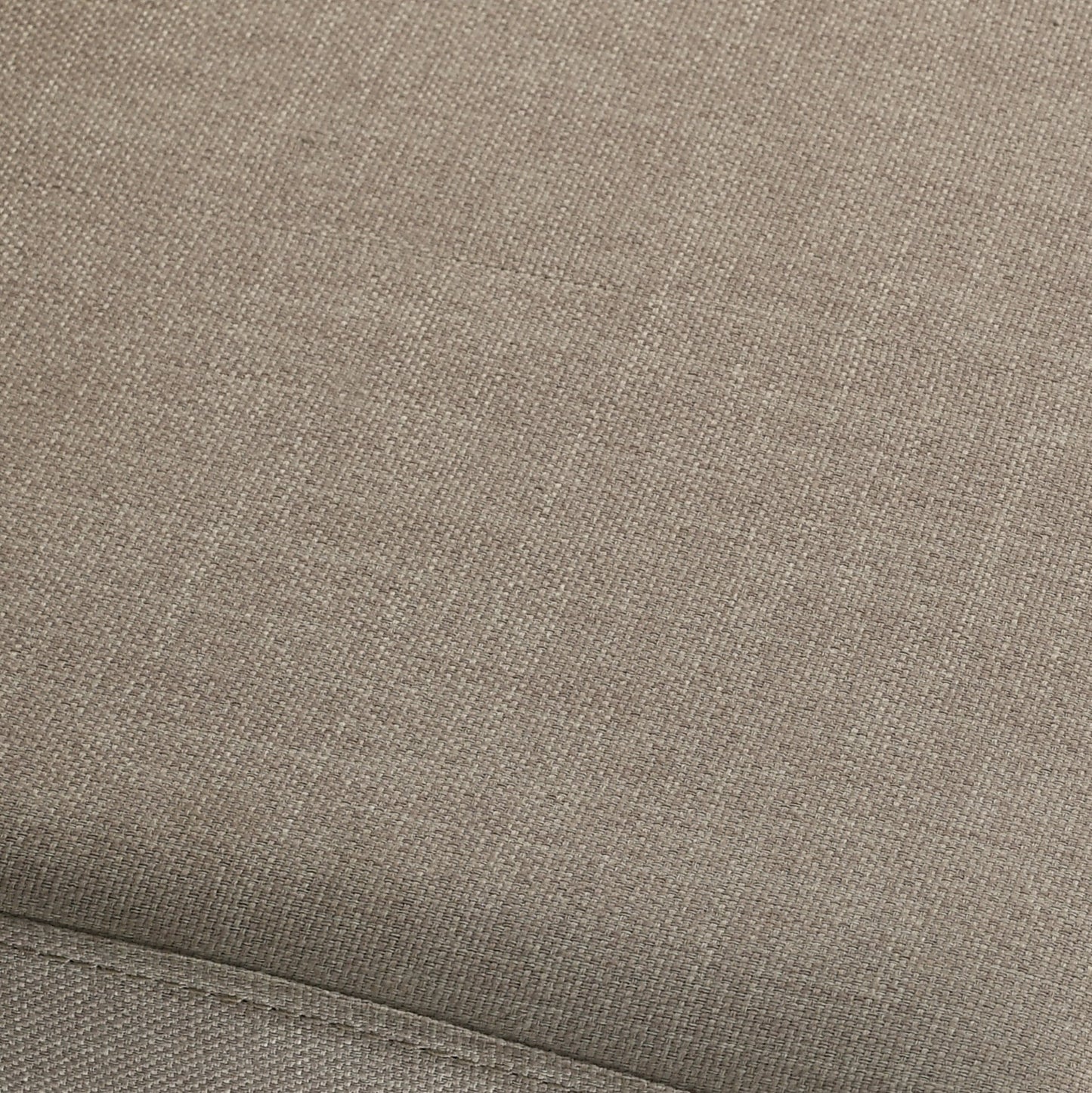 Breda Antique Gray Finish Upholstered Nailhead Bench
