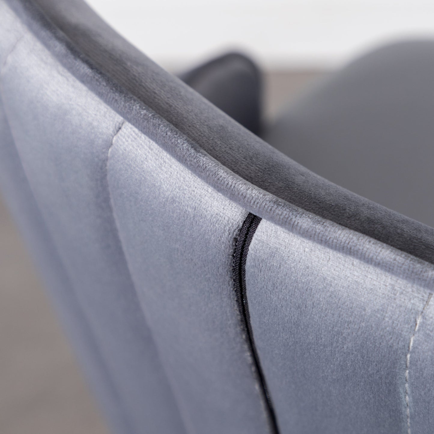 Leland Fabric Upholstered Wingback Bar Stools, Set of 2, Gray