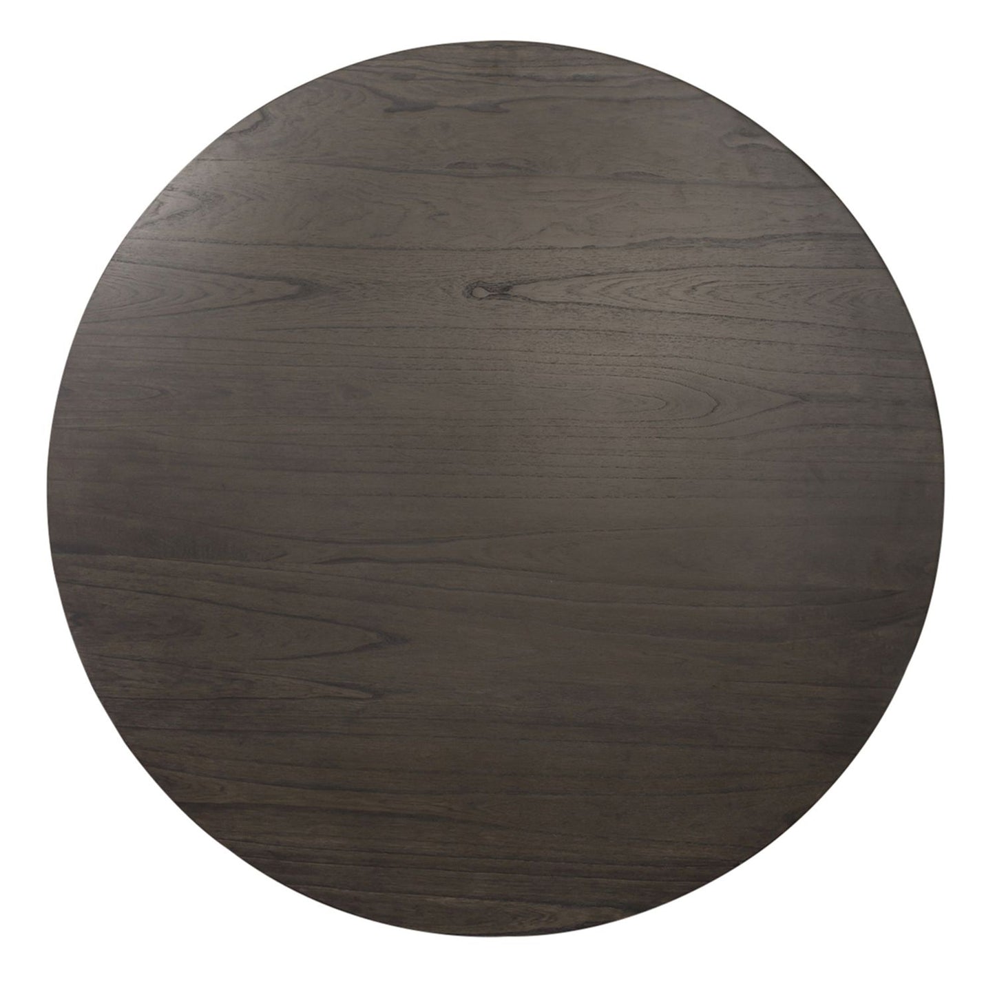 Almeta Transitional Round Dining Table with Crisscross X Base - Dark Umber Brown Finish