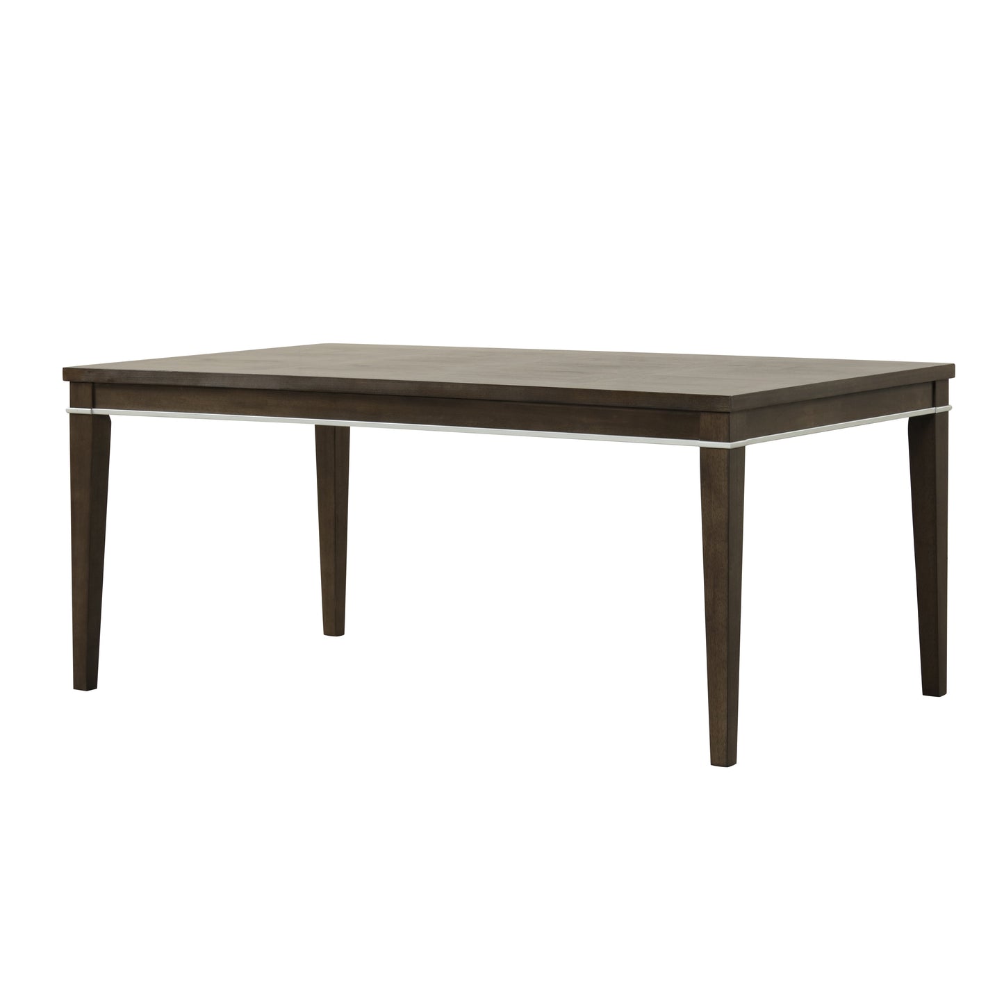 Roundhill Furniture Aberll Wood Dining Table, Gray